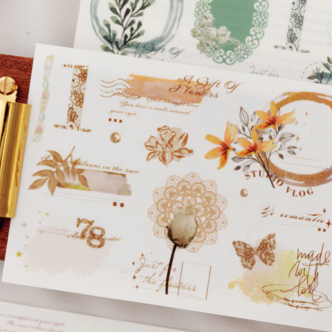 Set 3 planchas transfer Rococo Dreams
