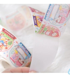 Washi coleccion Cuadrille Kawaii Yuxian 40 mm x 3 m