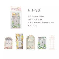 Set de 15 Die Cuts Flower Room Courtyard - comprar online