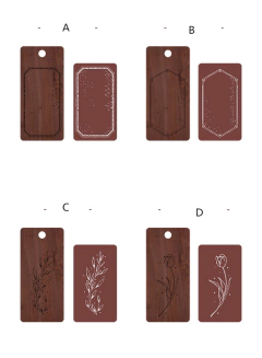 Sellos de madera y goma Flower of Paste