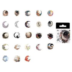 Imagen de Stickers Cajita Flower Moon Night (109)