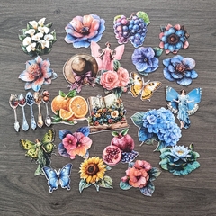 Die cuts Papelitos Vintage Serie G