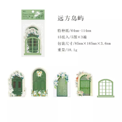 Set de 15 Die Cuts Flower Room Courtyard en internet