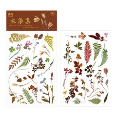 Transfer stickers Mailing Time Collection Yuxian coleccion botanica