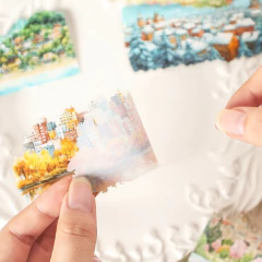 Pack 10 Stickers Pet Season Market Era - Casa Washi