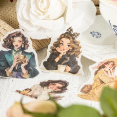 Sticker Book 18 hojas The Butterfly In Her Hands