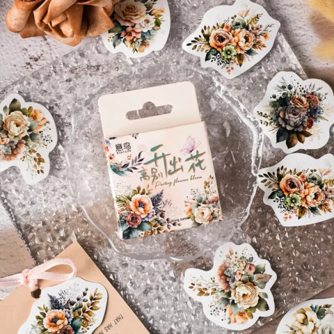 Stickers Cajita Flower Bloom (1130)