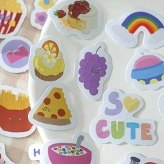 Stickers Cajita Doodles Word Series