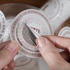 Cinta Sticker papel Date memo 70mm x 20 m