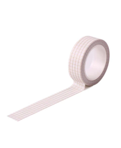 Washis estandard GRID 15 mm x 10 m COLORES 2021 beige fondo offwhite