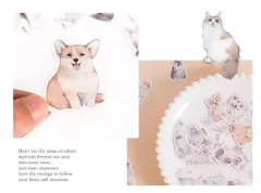 Stickers Cajita Mascotas (F034)