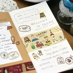 Washi tape BGM con foil World Cafe 20 mm x 5m - tienda online