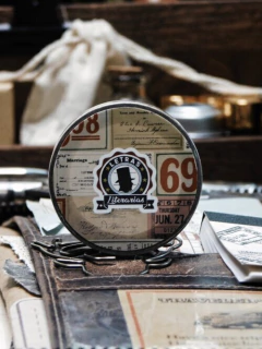 Cinta washi decorativa Letras Literarias con diseño vintage y tipografía, de 1.5 cm por 10 metros