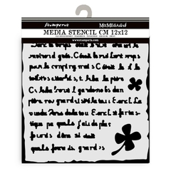 Stamperia Stencil 4.72"x4.72" Art of Travelling