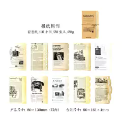 Set 20 papeles Manuscript Ciphertext 
