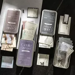 Lata metálica 48 die-cuts Gentle On Paper - Casa Washi