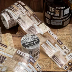 Sticker Roll XXL Time Collage 50mm x 2 m - Casa Washi