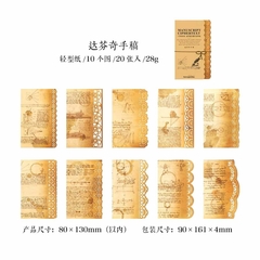 Set 20 papeles Manuscript Ciphertext 
