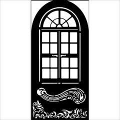 Stamperia Stencil 4.72"X9.84 Masquerade Window