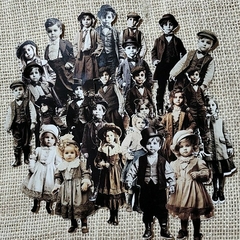 Die cuts Papelitos Vintage Serie C
