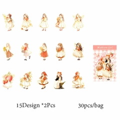 Pack 30 sticker PET Cuento de Hadas
