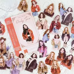 Pack 30 stickers PET Girls Generation Series