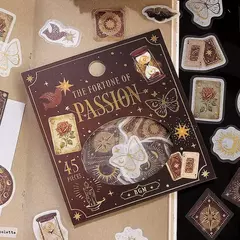 Pack de 45 Flake stickers con foil Fortune