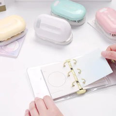 Perforadora de papel de 3 agujeros Mini Binder- Kamei