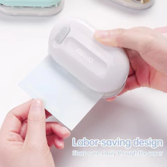 Perforadora de papel de 3 agujeros Mini Binder- Kamei - Casa Washi