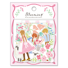 Pack 48 Stickers papel laminado Blooming