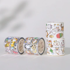 Cinta Pre-cut Kitty Conga 40mm×5m - Casa Washi