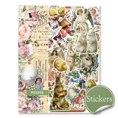 Set de 30 stickers Vintage Paradise series Panalisa Serie A