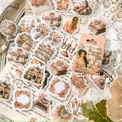 Stickers Cajita Coleccion Romantic Vintage - Casa Washi