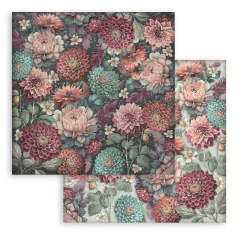 Stamperia Backgrounds double sided Paper Pad 8x8 10pkg Serie B