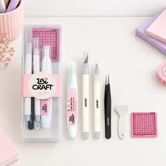 Combo Ibi Craft Pro con regla, troqueladora y tijera para Scrap - comprar online