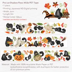 Cinta Pre-cut Spooky Tails XL 60mmx5m - comprar online