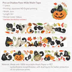 Cinta Pre-cut Spooky Tails XL 60mmx5m en internet