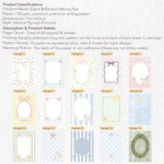 Pad de 15 papeles doble faz WT Silent Reflection - tienda online