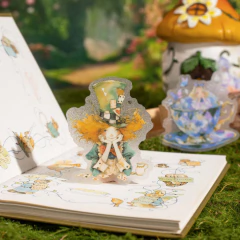 Pack 10 stickers PET frozen Alice's Journey en internet