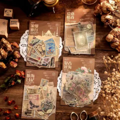 Pack de 40 stickers Time post Office