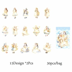 Pack 30 sticker PET Cuento de Hadas
