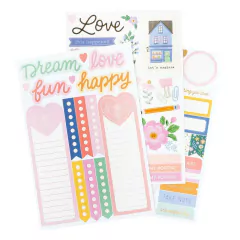 Bea Valint poppy and pear sticker book 8 sheets