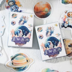 Stickers Cajita Rectangular Interstellar Journey (119)