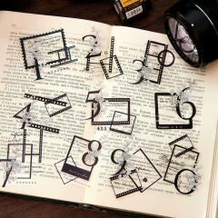 Pack 30 sticker Pet Vintage Cinema - tienda online