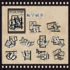 Pack 30 sticker Pet Vintage Cinema - comprar online