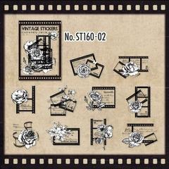 Pack 30 sticker Pet Vintage Cinema en internet