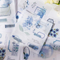 Sticker Book Blooming Flowers
