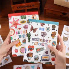 Libro 50 hojas stickers papel laminado Daytime