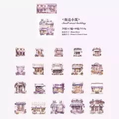 Pack 40 stickers PET Little House