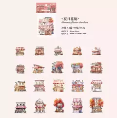 Pack 40 stickers PET Little House